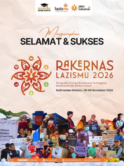 Congratulations poster for Rakernas Lazismu 2026