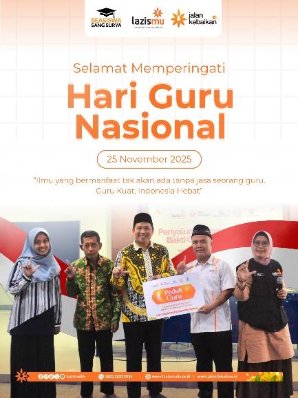 Poster greeting National Teachers' Day, 25 November 2025
